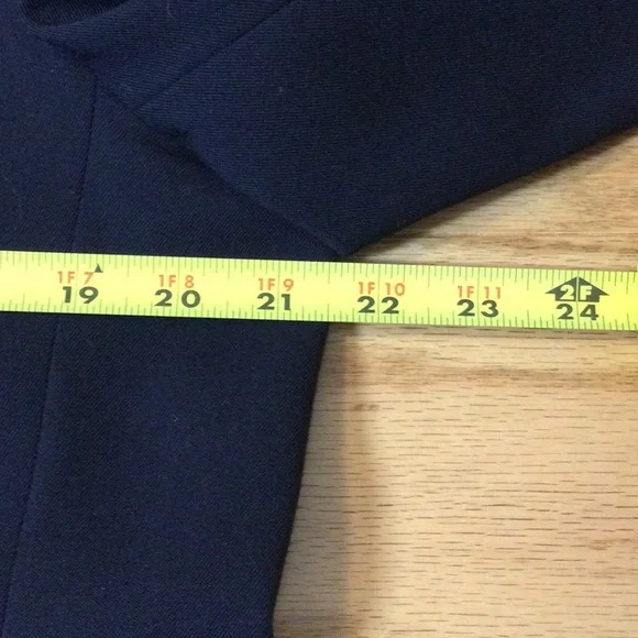 14 Austin Reed navy blue wool one button blazer - Picture 12 of 16